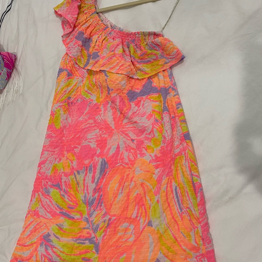 Lily Pulitzer one shoulder dress